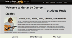 Desktop Screenshot of guitarbygeorge.com